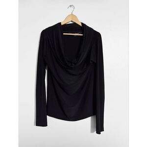 Norma Kamali Drake Neck Slinky Top